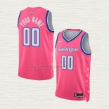 Camiseta Washington Wizards Personalizada Ciudad 2022-23 Rosa