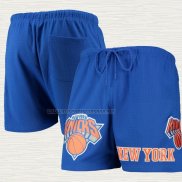 Pantalone New York Knicks Pro Standard Mesh Capsule Azul