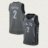 Camiseta Blake Griffin NO 2 Brooklyn Nets Statement 2020 Gris