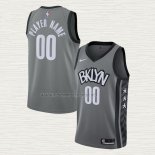 Camiseta Brooklyn Nets Personalizada Statement 2019-20 Gris