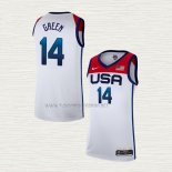 Camiseta Draymond Green NO 14 USA 2021 Blanco