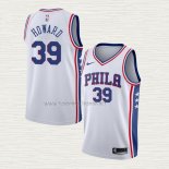 Camiseta Dwight Howard NO 39 Philadelphia 76ers Association Blanco