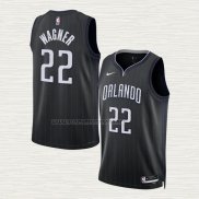 Camiseta Franz Wagner NO 22 Orlando Magic Ciudad 2022-23 Negro