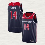 Camiseta Ish Smith NO 14 Washington Wizards Statement Azul
