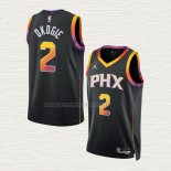 Camiseta Josh Okogie NO 2 Phoenix Suns Statement 2022-23 Negro