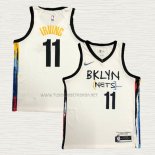 Camiseta Kyrie Irving NO 11 Brooklyn Nets Ciudad 2020-21 Blanco
