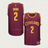 Camiseta Kyrie Irving NO 2 Cleveland Cavaliers Retro Rojo