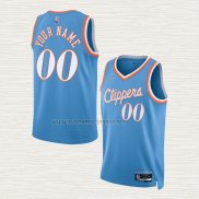 Camiseta Los Angeles Clippers Personalizada Ciudad 2021-22 Azul