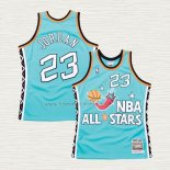 Camiseta Michael Jordan NO 23 All Star 1996 Verde2