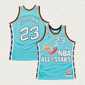 Camiseta Michael Jordan NO 23 All Star 1996 Verde2