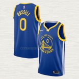 Camiseta NO 0 Golden State Warriors Icon 2018-19 Azul D'Angelo Russell