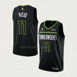 Camiseta Naz Reid NO 11 Minnesota Timberwolves Statement 2022-23 Negro