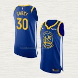 Camiseta Stephen Curry NO 30 Golden State Warriors Icon Autentico Azul