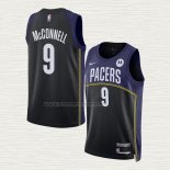 Camiseta T.J. McConnell NO 9 Indiana Pacers Ciudad 2022-23 Azul