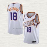 Camiseta Yuta Watanabe NO 18 Phoenix Suns Association 2023-24 Blanco