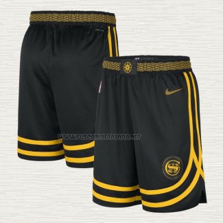 Pantalone Golden State Warriors Ciudad 2023-24 Negro