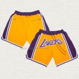 Pantalone Los Angeles Lakers Violeta Amarillo