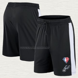 Pantalone San Antonio Spurs 75th Anniversary Negro