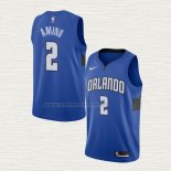 Camiseta Al-Farouq Aminu NO 2 Orlando Magic Statement Edition Azul