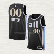 Camiseta Atlanta Hawks Personalizada Ciudad 2023-24 Negro