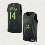 Camiseta Brandon Ingram NO 14 New Orleans Pelicans Ciudad 2023-24 Negro