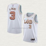 Camiseta Caris Levert NO 3 Cleveland Cavaliers Ciudad 2022-23 Blanco