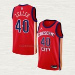 Camiseta Cody Zeller NO 40 New Orleans Pelicans Statement 2023-24 Rojo