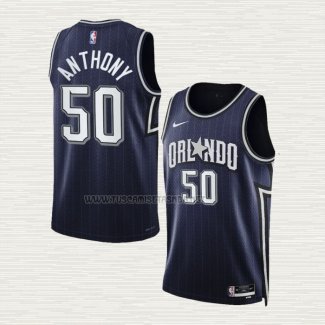 Camiseta Cole Anthony NO 50 Orlando Magic Ciudad 2023-24 Azul