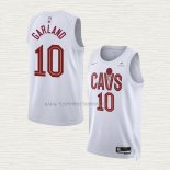 Camiseta Darius Garland NO 10 Cleveland Cavaliers Association 2022-23 Blanco