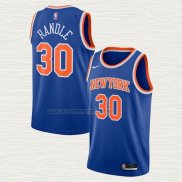 Camiseta Julius Randle NO 30 New York Knicks Icon 2020-21 Azul