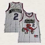 Camiseta Kawhi Leonard NO 2 Toronto Raptors Retro Blanco