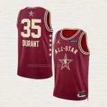 Camiseta Kevin Durant NO 35 Phoenix Suns All Star 2024 Rojo
