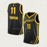 Camiseta Klay Thompson NO 11 Golden State Warriors Ciudad 2023-24 Negro