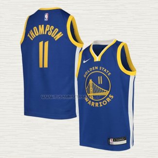 Camiseta Klay Thompson NO 11 Nino Golden State Warriors Icon Azul