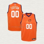 Camiseta Nino Phoenix Suns Personalizada Statement 2020-21 Naranja