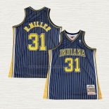 Camiseta Reggie R.Miller NO 31 Indiana Pacers Mitchell & Ness 1994-95 Azul