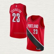 Camiseta Robert Covington NO 23 Portland Trail Blazers Statement Rojo