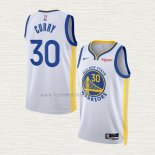 Camiseta Stephen Curry NO 30 Golden State Warriors Association 2022-23 Blanco