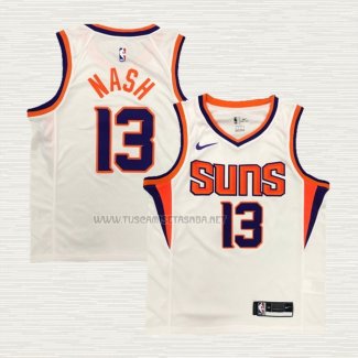 Camiseta Steve Nash NO 13 Phoenix Suns Association Blanco