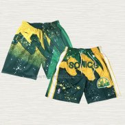 Pantalone Seattle Supersonics Just Don Amarillo Verde