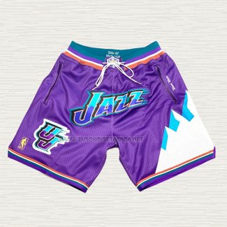 Pantalone Utah Jazz Mitchell & Ness 1996-97 Violeta