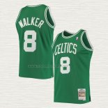 Camiseta Antoine Walker NO 8 Boston Celtics Hardwood Classics 2000-01 Verde