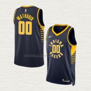 Camiseta Bennedict Mathurin NO 00 Indiana Pacers Icon 2022-23 Azul