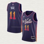 Camiseta Bol Bol NO 11 Phoenix Suns Ciudad 2023-24 Violeta