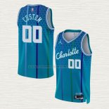 Camiseta Charlotte Hornets Personalizada Ciudad 2021-22 Verde