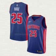 Camiseta Derrick Rose NO 25 Detroit Pistons Icon 2018-19 Azul