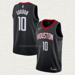 Camiseta Eric Gordon NO 10 Houston Rockets Statement Negro