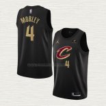 Camiseta Evan Mobley NO 4 Cleveland Cavaliers Statement 2022-23 Negro