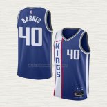 Camiseta Harrison Barnes NO 40 Sacramento Kings Ciudad 2023-24 Azul