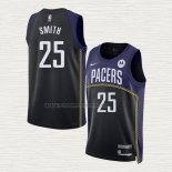 Camiseta Jalen Smith NO 25 Indiana Pacers Ciudad 2022-23 Azul